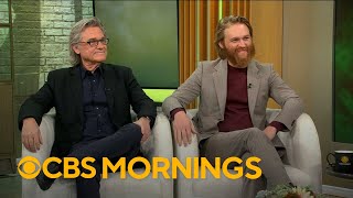 Kurt Russell and Wyatt Russell share how Goldie Hawn reacted to seeing their new show [upl. by Euqina]