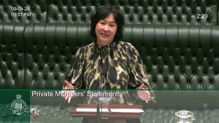 09082024 Jenny Leong MP speaks on the homelessness crisis [upl. by Avivah]