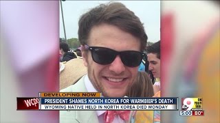 Public funeral service set for Otto Warmbier at Wyoming High School [upl. by Lekram]