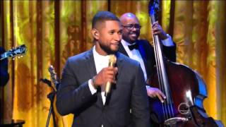 Usher sings What Id Say 2016 Ray Charles Tribute in 1080p HD amp HQ live [upl. by Rivers596]