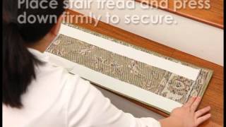 DIY How To Install Carpet Stair Treads from Natural Area Rugs [upl. by Ajim]