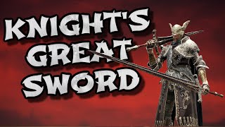 Elden RIng Knights Greatsword Is The Best Greatsword For Invasions [upl. by O'Rourke]