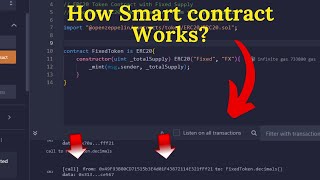 How Smart Contract Works in Blockchain Retrieving ABI from a Contract Address [upl. by Cilegna]