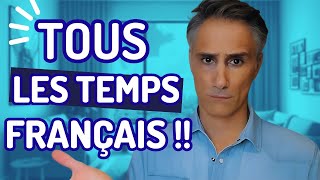 TOUS LES TEMPS DU FRANÇAIS EN 1 VIDÉO [upl. by Aicatsal]