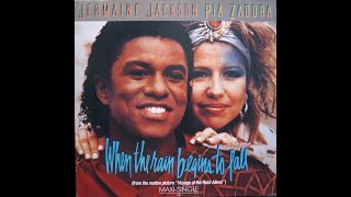 Jermaine Jackson amp Pia Zadora  When the rain begins to fall Extended Version  1984  Hi NRG [upl. by Neelya157]