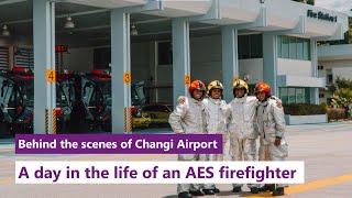 Day in The Life Changi Airports Emergency Firefighter [upl. by Esylle202]