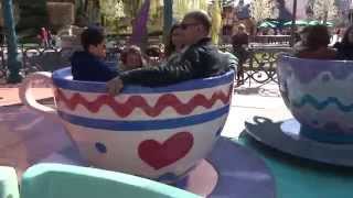 Attraction Mad Hatters Tea Cups  Disneyland Paris HD [upl. by Soulier]