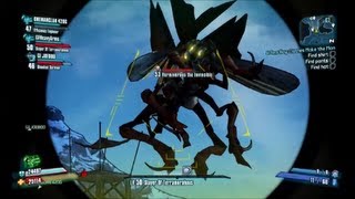 Borderlands 2 Secret Boss Vermivorous the Invincible [upl. by Airdnaxela198]