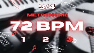 72 BPM  34 amp 38 Metronome [upl. by Imojean971]