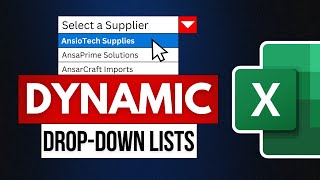 Dynamic Excel DropDown List in Excel that Updates Automatically [upl. by Justinian]