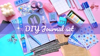 Part8 DIY JOURNAL SET How to Make BTS Journal Set at Home DIY Journal kit  Journal Stationary [upl. by Andre664]