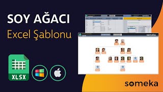 Excelde Soy Ağacı Programı  Tek Tuşla Fotoğraflı Soy Ağacınız Hazır [upl. by Rellia]