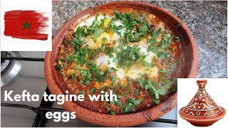 Kefta tagine with eggs Marokańskie tagine z klopsikami i jajkami [upl. by Ignazio144]