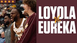 Loyola vs Eureka  Mens Basketball  Cinematic Highlights [upl. by Leba290]