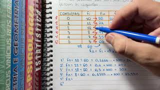 Tabela de distribuição de frequência exercícios de bioestatística estatistica matemática [upl. by Nirual]