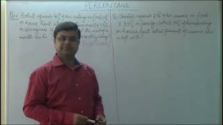 Percentage Part 2  Percentage Basics and Examples  Quantitative Aptitude [upl. by Niuqram679]