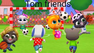 My Talking Tom and his friends cartoon gameplay part 348 [upl. by Gschu]