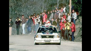 Best ofOpel Ascona 400 Rally Action BelgiumNL [upl. by Barlow406]