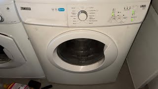 Zanussi Lindo 100 introduction and first test wash on 3030 [upl. by Aikam]