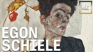 Egon Schiele  A Collection of 244 Artworks [upl. by Nikolas637]