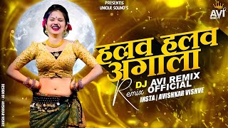 Halav Halav Angala Marathi Song Dj  हलव हलव अंगाला Dj  Majhya Dostachi Varat Hay Dj  DJ Avi Remix [upl. by Boys]