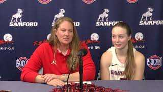 WBB Carley Kuhns amp Claire Johnson Postgame Fisk [upl. by Boarer]