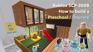 Preschool  Daycare build tutorial in roblox 3008  3008 house ideas [upl. by Follmer740]