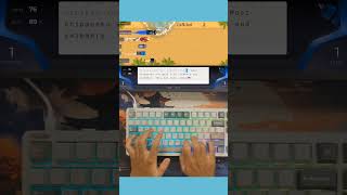 TYPING TEST  mechanicalkeyboard keyboardswitches typingtest [upl. by Anilorac120]