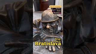 🇸🇰 Meet Čumil  Bratislavas Notorious Sewer Worker  Wonders Of Bratislava Slovakia [upl. by Errick]