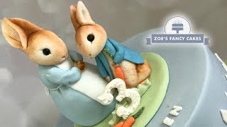 Peter Rabbit amp Josephine Rabbit cake toppers Beatrix Potter [upl. by Lear923]