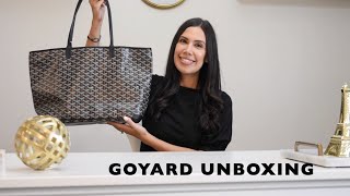 GOYARD UNBOXING MY FIRST GOYARD PURCHASE EXPERIENCE [upl. by Ennaitak]