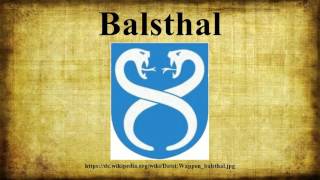 Balsthal [upl. by Ylhsa]