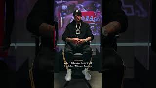 Allen Iverson talks about his admiration on Michael Jordan [upl. by Aloise862]