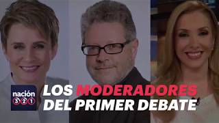 Ellos serán los moderadores del primer debate [upl. by Edris]