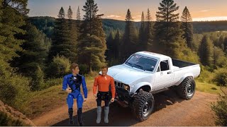 RC HILUX CAR ON DUTY TRIP [upl. by Ecnerrat]