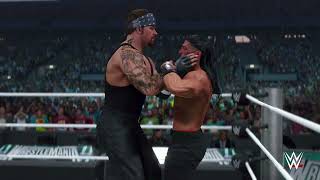 FULL MATCH  Roman Reigns vs The Undertaker WrestleMania WWE2K23 [upl. by Tacy]