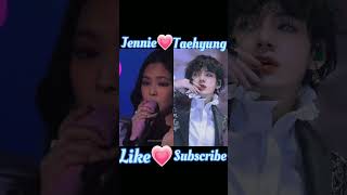 💗Jennie vs Taehyung💗who is your favourit💗 blackpink bts tae jennie [upl. by Assertal635]