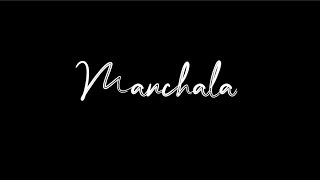 Manchala🤍  Hasee Toh Phasee  Blackscreen WhatsApp Status [upl. by Delmor]