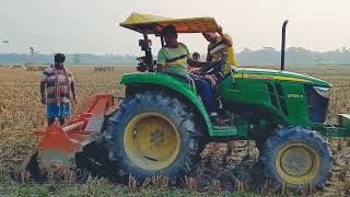 john Deere 4×4 tractor 5036E 36 HP with rotar performance Demo video [upl. by Thagard]