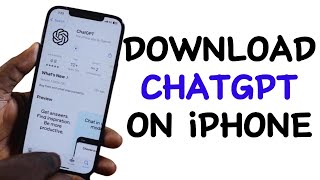 How to Download ChatGPT Application on iPhone [upl. by Natsrik583]