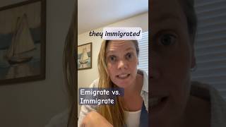 Emigrated vs ImmigratedWhat’s the difference17100 englishpronunciation 英語フレーズ englishlanguage [upl. by Refenej]