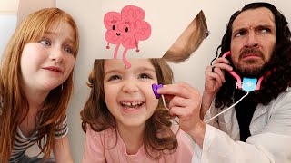 BRAiN GAME with Adley Navey amp Niko Finding Memories in JELLO a family 2023 Recap Movie by Dr Dad [upl. by Jojo]