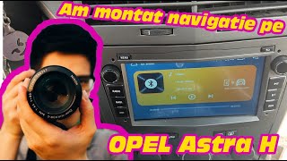 Cum se monteaza o navigatie pe Opel Astra H  extragere [upl. by Ainoyek]