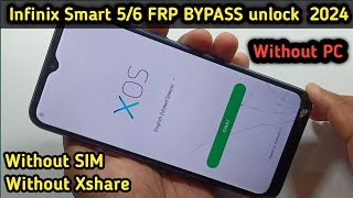 Infinix Smart 65 FRP Bypass 2024  FRP LOCK UnlockGoogle Bypass Without Pc Android 11 [upl. by Nangem]