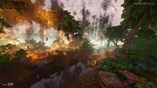 Causing a forest fire UNCAPPED FIRE MOD [upl. by Glaab]