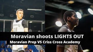 Moravian Prep National is the BEST shooting team in the NATION  Moravian vs Criss Cross Academy [upl. by Curtis780]