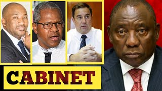 Ramaphosas Shocking Cabinet Member List Reveal Steenhuisen getting almost everything List today [upl. by Mudenihc991]