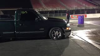 Alonsos 53 Nitrous Silverado vs Procharged Camaro ss [upl. by Ithaman]