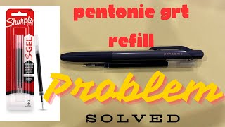 Pentonic grt refill problem solved  Refill your favourite pen  ball pen refill [upl. by Sutherlan888]