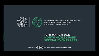 2023 New Zealand Pipe Band Championships  Friday [upl. by Nylra]